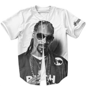 Snoop Dogg Signature Dreadlocks Monochrome Baseball Shirt