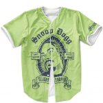 Snoop Dogg Slightly Stoopid Light Green Baseball Jersey