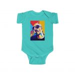 Snoop Dogg Smoking a Joint Geometric Art Baby Bodysuit