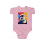 Snoop Dogg Smoking a Joint Geometric Art Baby Bodysuit
