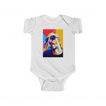 Snoop Dogg Smoking a Joint Geometric Art Baby Bodysuit