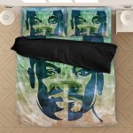 Snoop Dogg Song Lyrics Silhouette Gradient Art Bedclothes