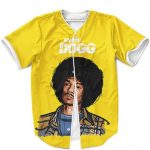 Snoop Doggy Dogg Famous Afro Hairstyle Baseball Shirt
