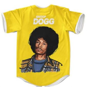 Snoop Doggy Dogg Famous Afro Hairstyle Baseball Shirt