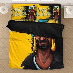 Snoop Doggy Dogg Funny Yellow Fish Beanie Art Bed Linen