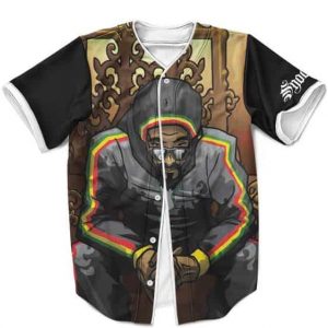 Snoop Lion Cartoon Reggae Colors Epic Baseball Uniform