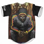Snoop Lion Cartoon Reggae Colors Epic Baseball Uniform
