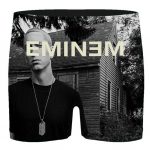 Straight Outta Detroit Eminem Black and White Men's Boxers