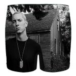 Straight Outta Detroit Eminem Black and White Men's Boxers