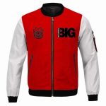 The Notorious B.I.G. Crown Logo Red Varsity Jacket