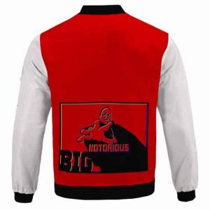 The Notorious B.I.G. Crown Logo Red Varsity Jacket