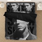 The Real Slim Shady Lyrics Eminem Stoic Face Gray Bed Linen