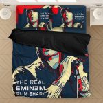 The Real Slim Shady Eminem Colored Silhouette Bed Linen