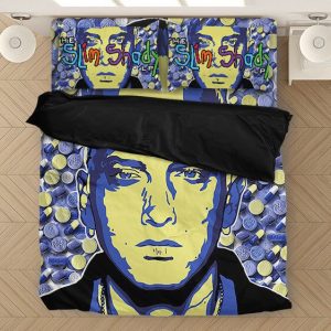 The Slim Shady LP Drug Addiction Bluish Purple Bedclothes
