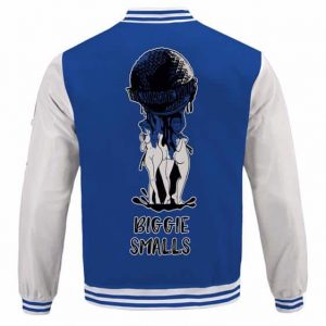 The World Is Yours Biggie Smalls Blue Varsity Jacket