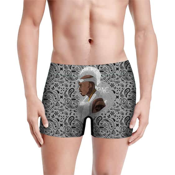Thug Life 2Pac Bandana Pattern Art Stylish Men's Underwear