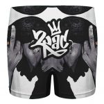 Thug Life Gangster 2Pac Shakur Middle Finger Men's Boxers