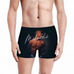 Thug Life Rapper Tupac Makaveli Black Men's Boxer Briefs