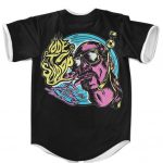 Trippy Colors Snoop Doggy Dogg Black Baseball Uniform
