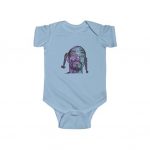 Trippy Snoop Dogg Art Purple Haze Dope Baby Bodysuit