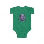 Trippy Snoop Dogg Art Purple Haze Dope Baby Bodysuit