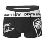 Tupac Shakur Death Row Records Black & White Men's Underwear