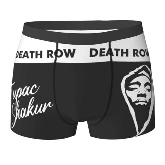 Tupac Shakur Death Row Records Black & White Men's Underwear