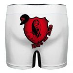 Tupac Shakur Rap's Not Dead Logo White Men's Boxer Briefs
