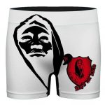 Tupac Shakur Rap's Not Dead Logo White Men's Boxer Briefs