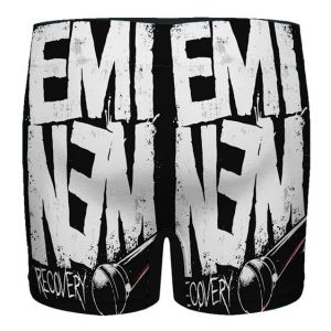 Unique Mic Drop Recovery Eminem Black Men's Underwear