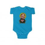 Weed Halo Young Snoop Doggy Dogg Portrait Baby Romper