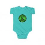West Coast King Snoop Dogg Green Logo Cool Baby Onesie