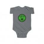 West Coast King Snoop Dogg Green Logo Cool Baby Onesie