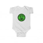West Coast King Snoop Dogg Green Logo Cool Baby Onesie