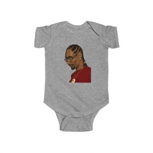 West Coast OG Snoop Dogg Vectorized Portrait Cool Baby Onesie
