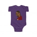 West Coast OG Snoop Dogg Vectorized Portrait Cool Baby Onesie