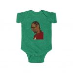 West Coast OG Snoop Dogg Vectorized Portrait Cool Baby Onesie