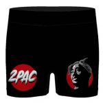 West-Coast Rapper 2Pac Amaru Shakur Logo Cool Men's Boxers