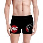 West-Coast Rapper 2Pac Amaru Shakur Logo Cool Men's Boxers