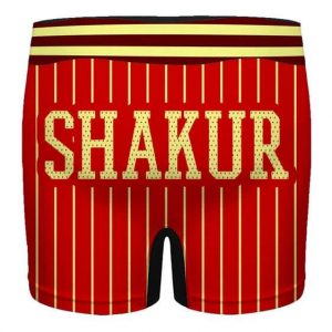 West-Coast Rapper Tupac Amaru Shakur Orange Men's Underwear