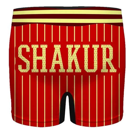 West-Coast Rapper Tupac Amaru Shakur Orange Men's Underwear