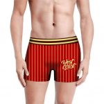 West-Coast Rapper Tupac Amaru Shakur Orange Men's Underwear