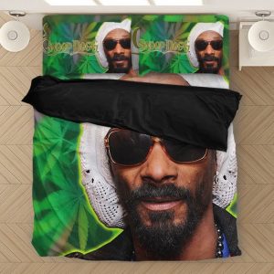 West Coast Snoop Dogg Visual Cannabis Pattern Bedclothes