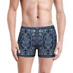 West-Coast Tupac Amaru Gangsta Bandana Pattern Men's Boxer