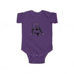 West Side Gangsta Rapper Snoop Dogg Illustration Baby Onesie