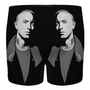 Whatever you Say I Am Eminem Black Men's Boxer Shorts