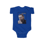 Young Old Slim Shady Eminem Half Face Portrait Baby Onesie
