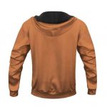 Amazing Snoopy Dogg Cartoon Parody Dark Khaki Hoodie Jacket