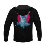 Amazing Tupac Shakur Neon Lights Artwork Black Hoodie