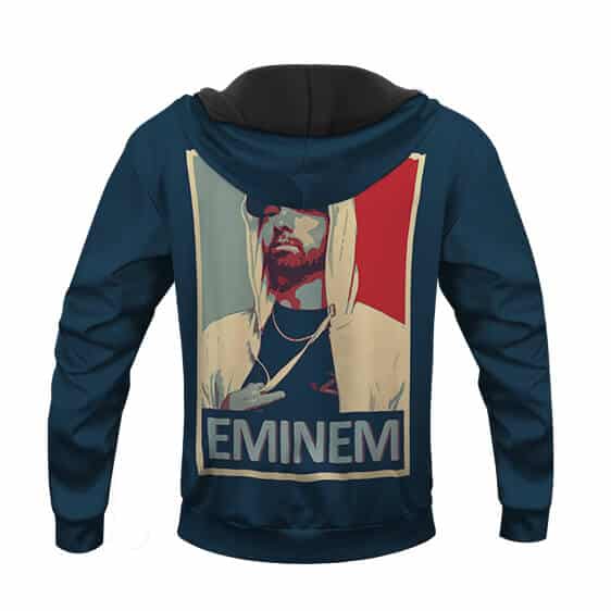 American Rapper Eminem Cutout Portrait Awesome Hoodie Jacket